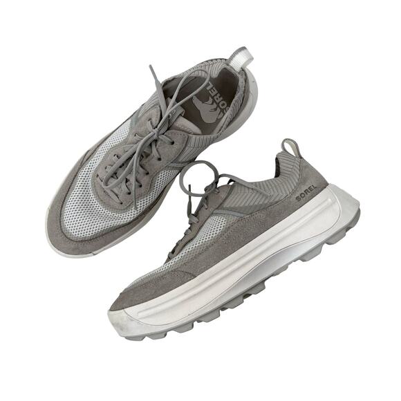 Sorel Shoes - Sorel Ona 503 Knit Low Top Platform Sneaker in Gray Women's Size 9.5